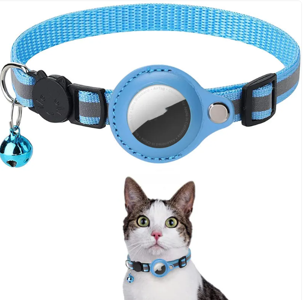 TraceBand Reflective AirTag Collar