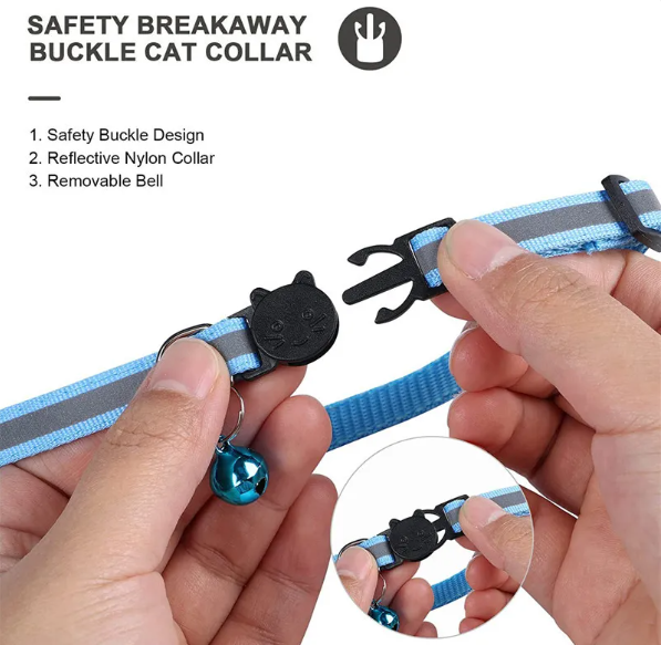 TraceBand Reflective AirTag Collar